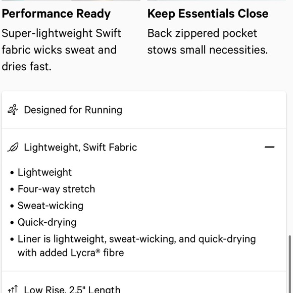 Lululemon Speed up shorts 2.5 lined pink camo and grey flower pattern available - Picture 6 of 11